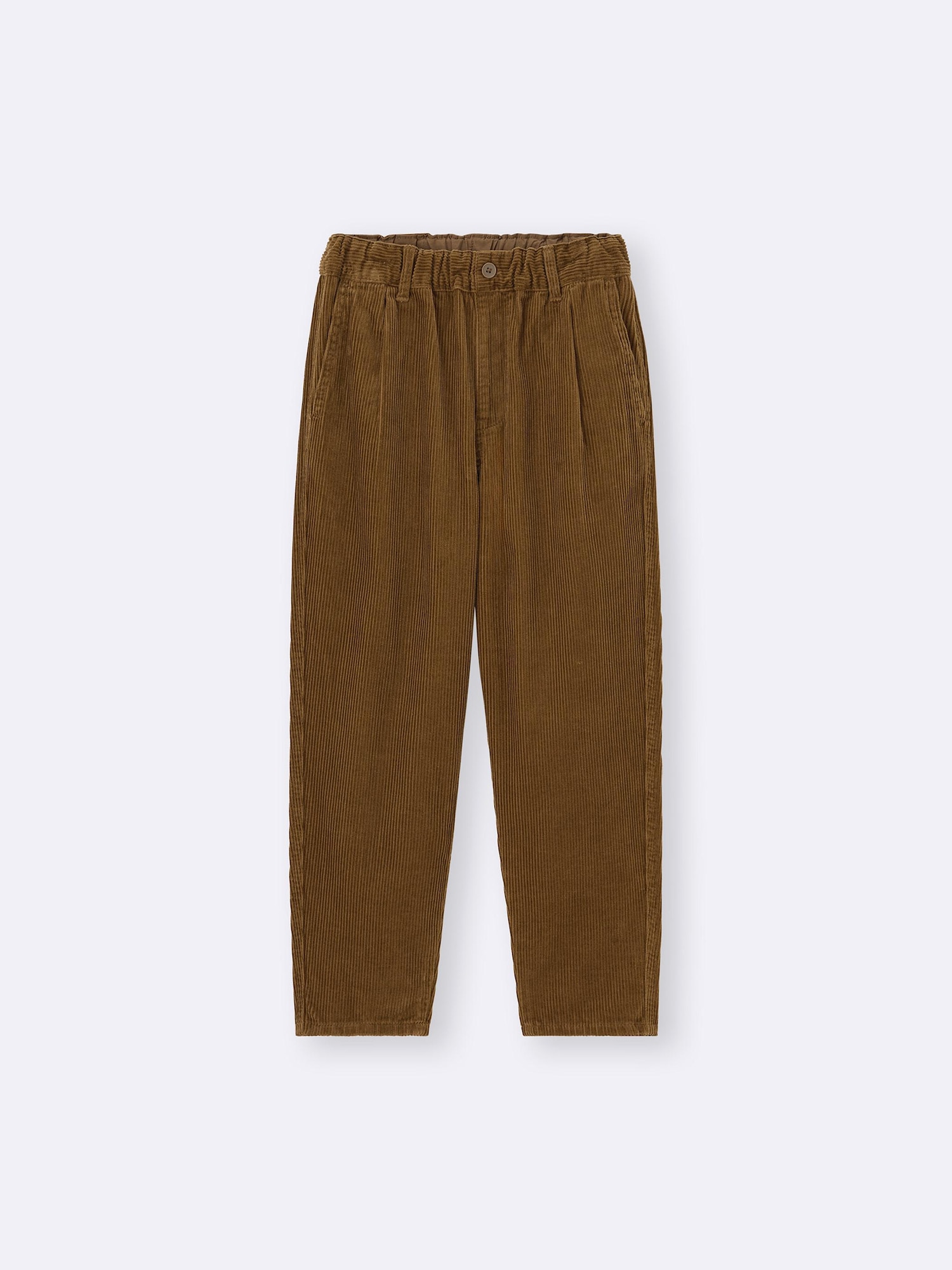 ブラウン　コーデュロイ コーデュロイオーバーシャツ