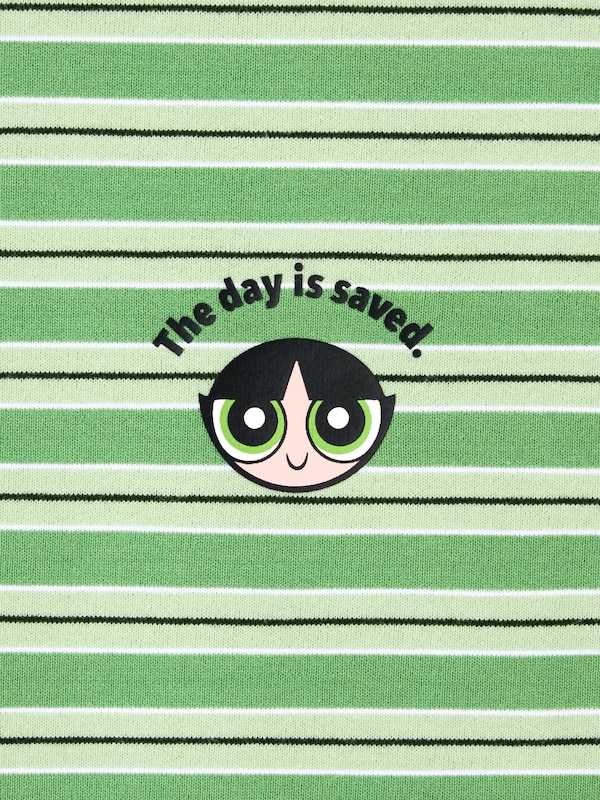 ライトスウェットボーダーT(長袖) THE POWERPUFF GIRLS