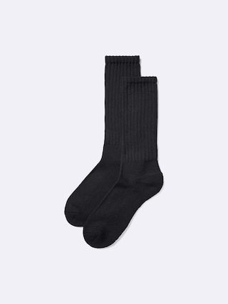 スタイルヒートソックス(カラーリブ) 【メンズ】 【インナー・下着】【GU公式/ジーユー】 【BLACK】 スタイルヒートソックス(カラーリブ) 【メンズ】 【インナー・下着】【GU公式/ジーユー】 【BLACK】