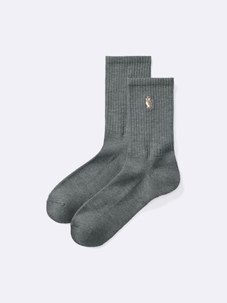 スタイルヒートハイアンクルソックス(刺繍) 【メンズ】 【インナー・下着】【GU公式/ジーユー】 【DARK GRAY】 スタイルヒートハイアンクルソックス(刺繍) 【メンズ】 【インナー・下着】【GU公式/ジーユー】 【DARK GRAY】