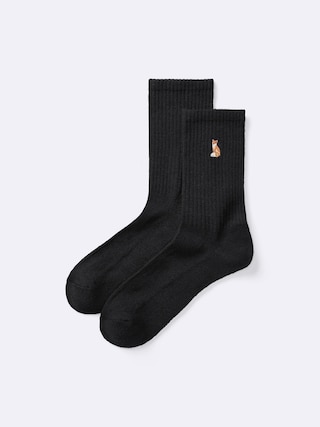 スタイルヒートハイアンクルソックス(刺繍) 【メンズ】 【インナー・下着】【GU公式/ジーユー】 【BLACK】 スタイルヒートハイアンクルソックス(刺繍) 【メンズ】 【インナー・下着】【GU公式/ジーユー】 【BLACK】