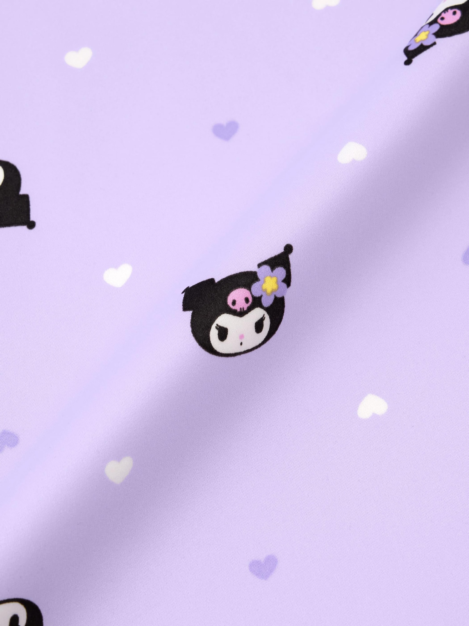 GU公式 | GIRLSサテンパジャマ(半袖&ショートパンツ) Sanrio