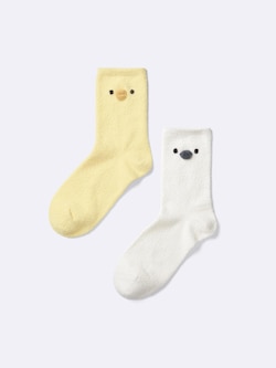 ルームソックス2P(アニマル)+E