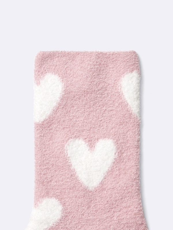 ルームソックス2P(ハート)+E