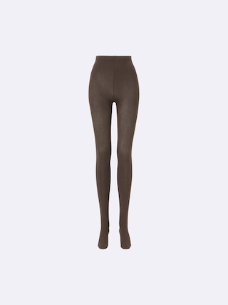 ウォームリブタイツ+E 【レディース】 【インナー・下着】【GU公式/ジーユー】 【DARK BROWN】 ウォームリブタイツ+E 【レディース】 【インナー・下着】【GU公式/ジーユー】 【DARK BROWN】