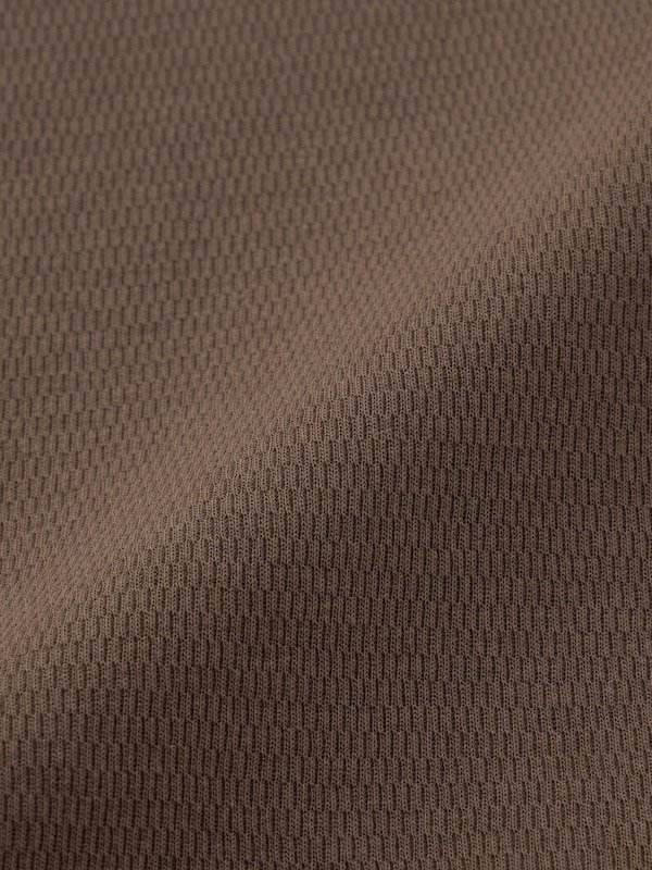 ボクシーヘンリーネックT(5分袖)