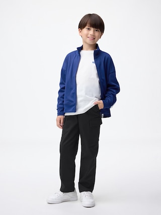 KIDS(男女兼用)ストレッチストレートカーゴパンツ 【KIDS・TEEN】 【キッズ パンツ・スカート】【GU公式/ジーユー】 【BLACK】 KIDS(男女兼用)ストレッチストレートカーゴパンツ 【KIDS・TEEN】 【キッズ パンツ・スカート】【GU公式/ジーユー】 【BLACK】