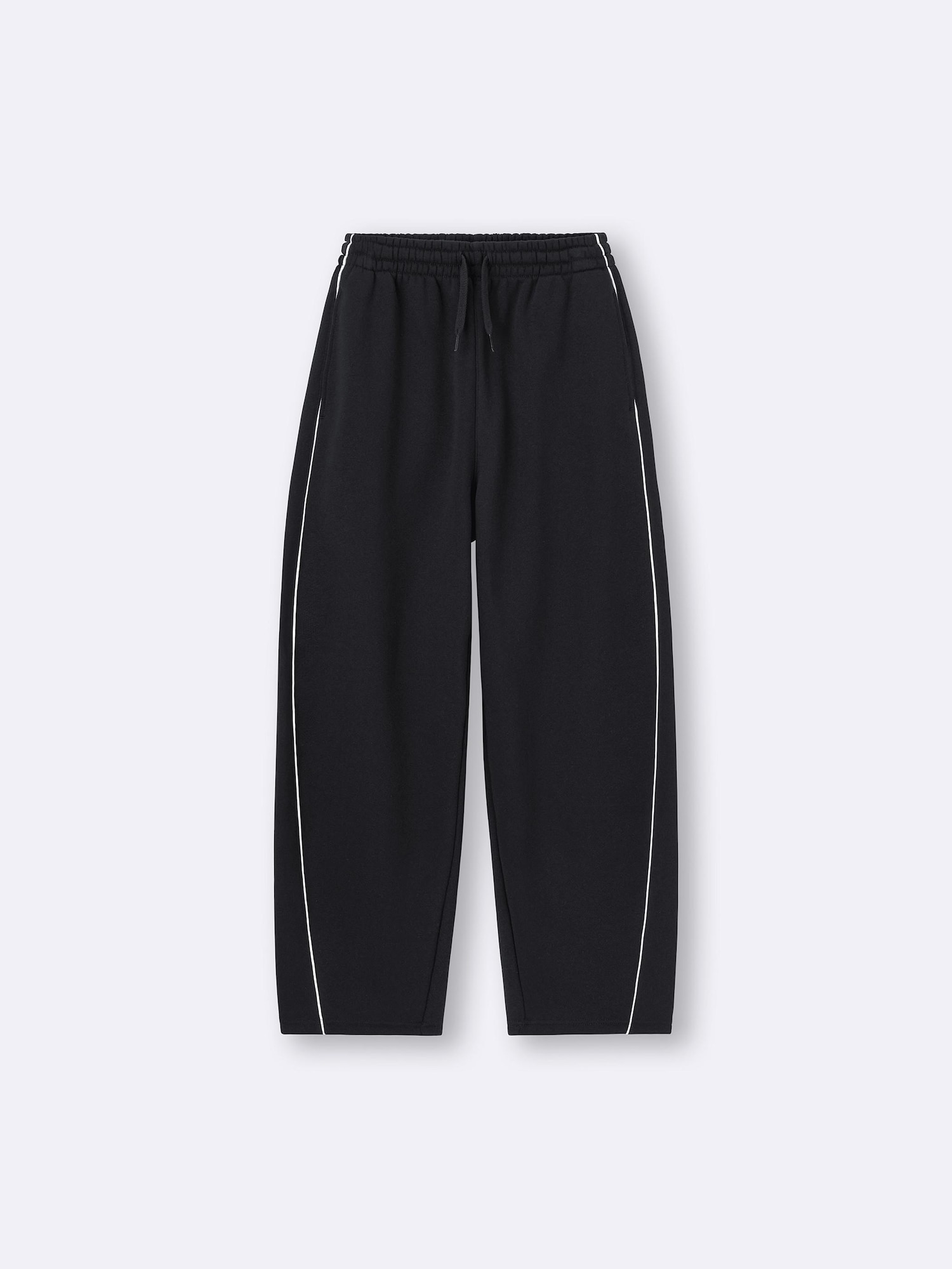 GU公式 | GIRLSヘビーウェイトスウェットバレルレッグパンツJR