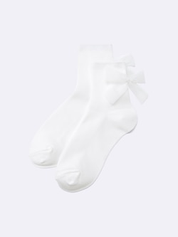 アンクルソックス(チュールリボン)