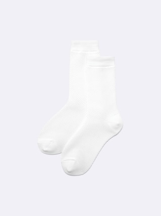 クルーソックス(メッシュ) 【レディース】 【インナー・下着】【GU公式/ジーユー】 【OFF WHITE】 クルーソックス(メッシュ) 【レディース】 【インナー・下着】【GU公式/ジーユー】 【OFF WHITE】