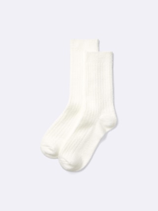 スタイルヒートクルーソックス(ブラッシュド) 【レディース】 【インナー・下着】【GU公式/ジーユー】 【OFF WHITE】 スタイルヒートクルーソックス(ブラッシュド) 【レディース】 【インナー・下着】【GU公式/ジーユー】 【OFF WHITE】