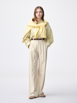 タックワイドパンツ+EC(丈長め80.0cm)