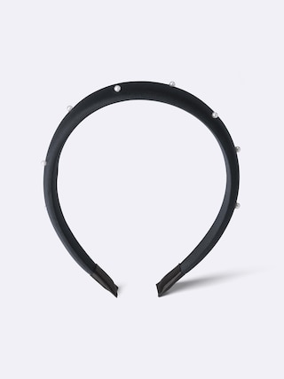 パールライクカチューシャ 【レディース】 【グッズ】【GU公式/ジーユー】 【BLACK】 パールライクカチューシャ 【レディース】 【グッズ】【GU公式/ジーユー】 【BLACK】