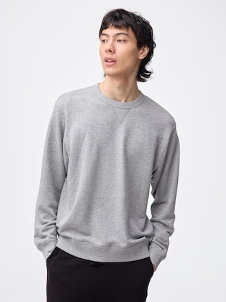 スウェットプルオーバー 【メンズ】 【Tシャツ・スウェット】【GU公式/ジーユー】 【GRAY】 スウェットプルオーバー 【メンズ】 【Tシャツ・スウェット】【GU公式/ジーユー】 【GRAY】