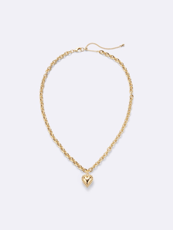 アンティークハートモチーフネックレス