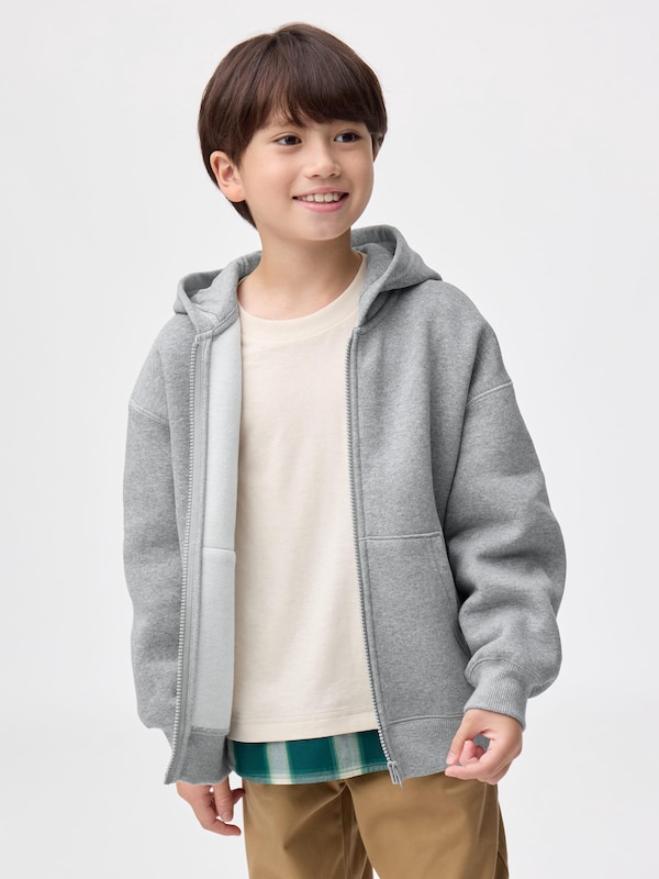 KIDS(男女兼用)ヘビーウェイトスウェットフルジップパーカ