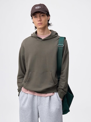 スウェットパーカ 【メンズ】 【ルームウェア・パジャマ】【GU公式/ジーユー】 【DARK GREEN】 スウェットパーカ 【メンズ】 【ルームウェア・パジャマ】【GU公式/ジーユー】 【DARK GREEN】