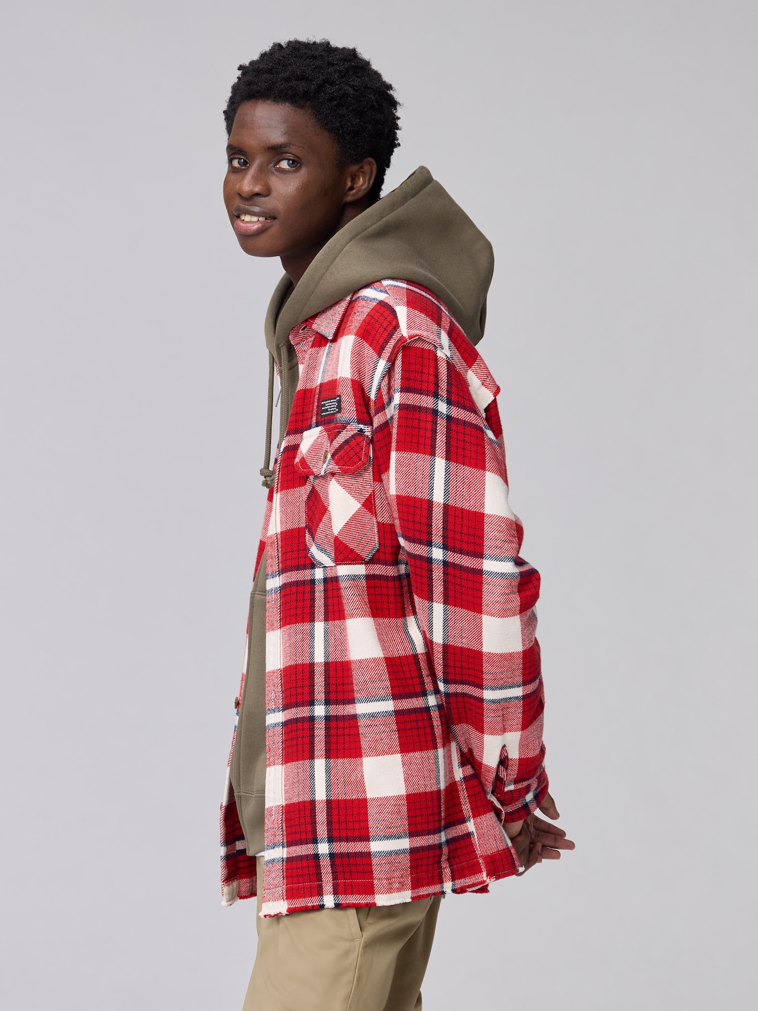 g*t様 undercover フランネルシャツ GU公式 | ヘビーフランネルシャツ UNDERCOVER