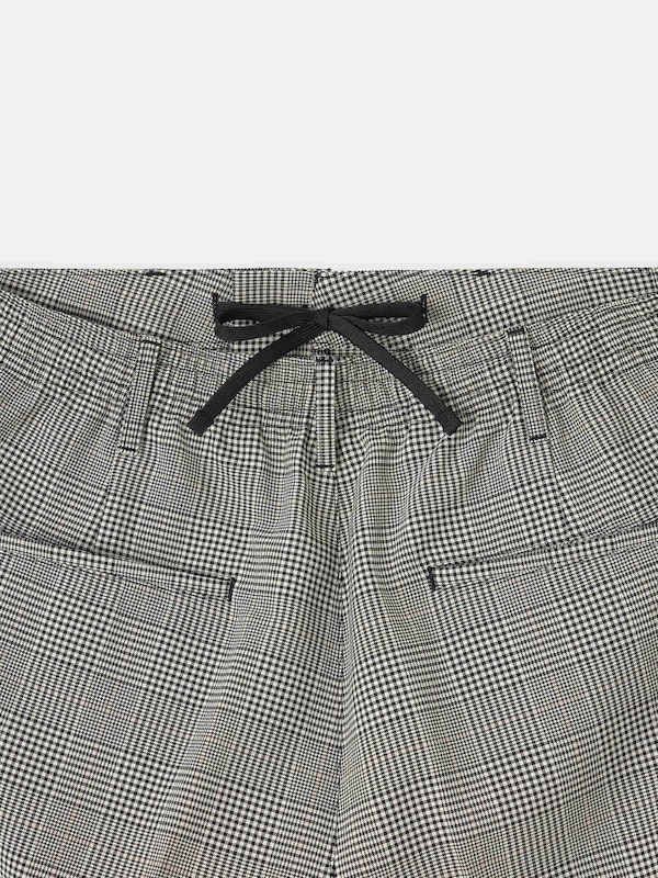 ワイドスラックス(チェック)(丈標準69.5~73.5cm)