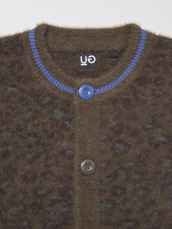 シャギークルーネックカーディガン UNDERCOVER