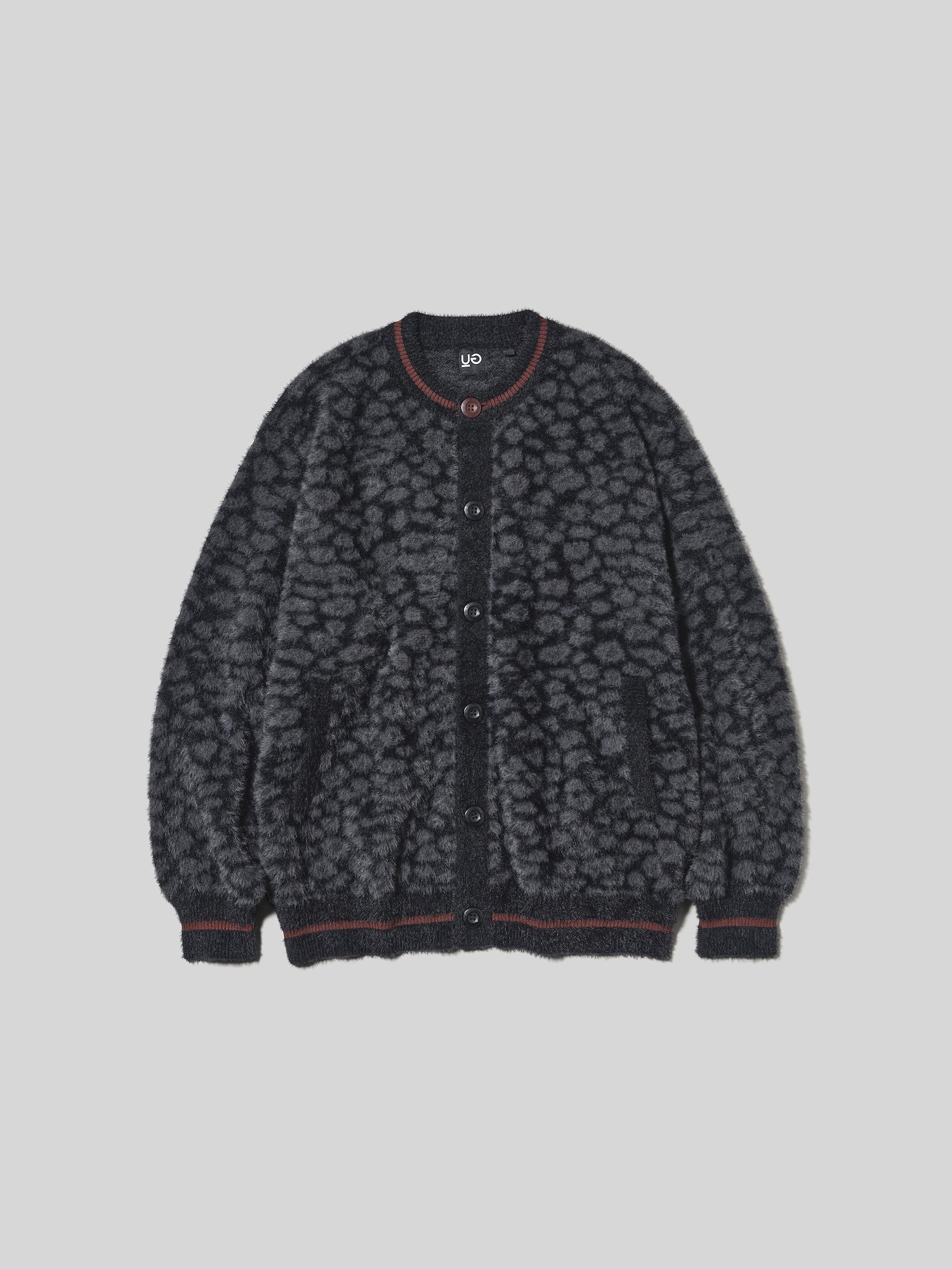 GU公式 | シャギークルーネックカーディガン UNDERCOVER