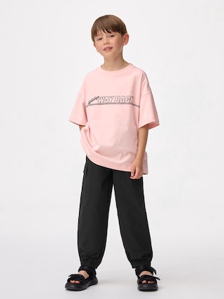 KIDS(男女兼用)ドライワイドカーゴジョガーパンツ+E 【KIDS・TEEN】 【キッズ パンツ・スカート】【GU公式/ジーユー】 【BLACK】 KIDS(男女兼用)ドライワイドカーゴジョガーパンツ+E 【KIDS・TEEN】 【キッズ パンツ・スカート】【GU公式/ジーユー】 【BLACK】