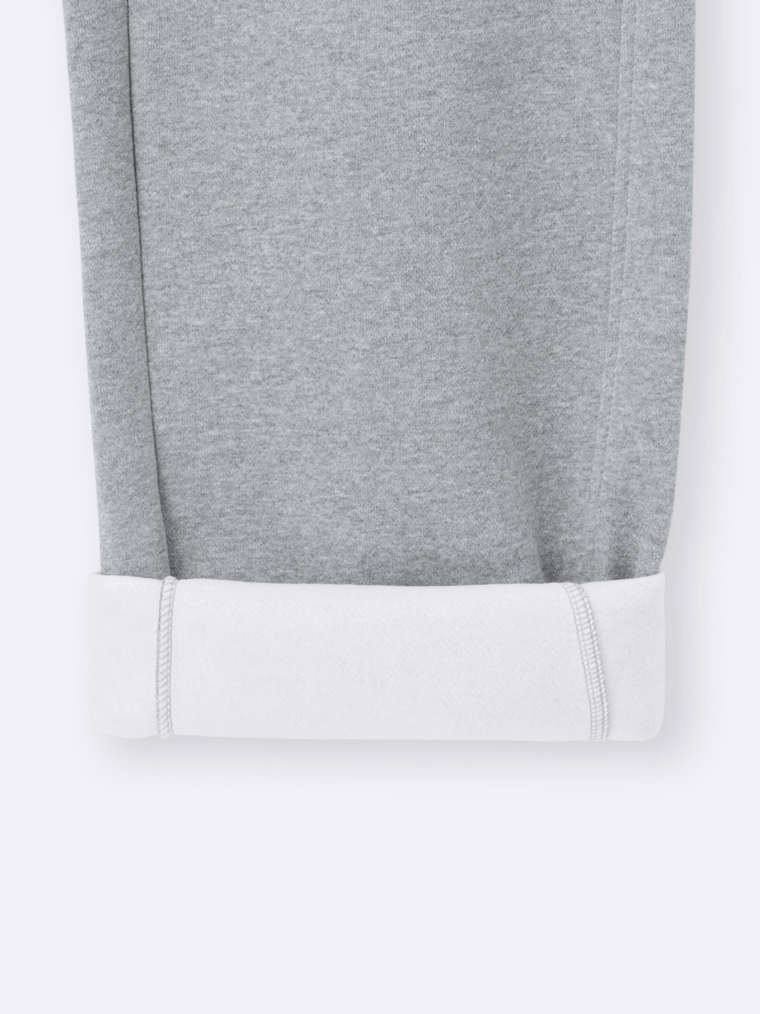 GU公式 | ヘビーウェイトスウェットバレルレッグパンツ+EC(丈長め77.5cm)