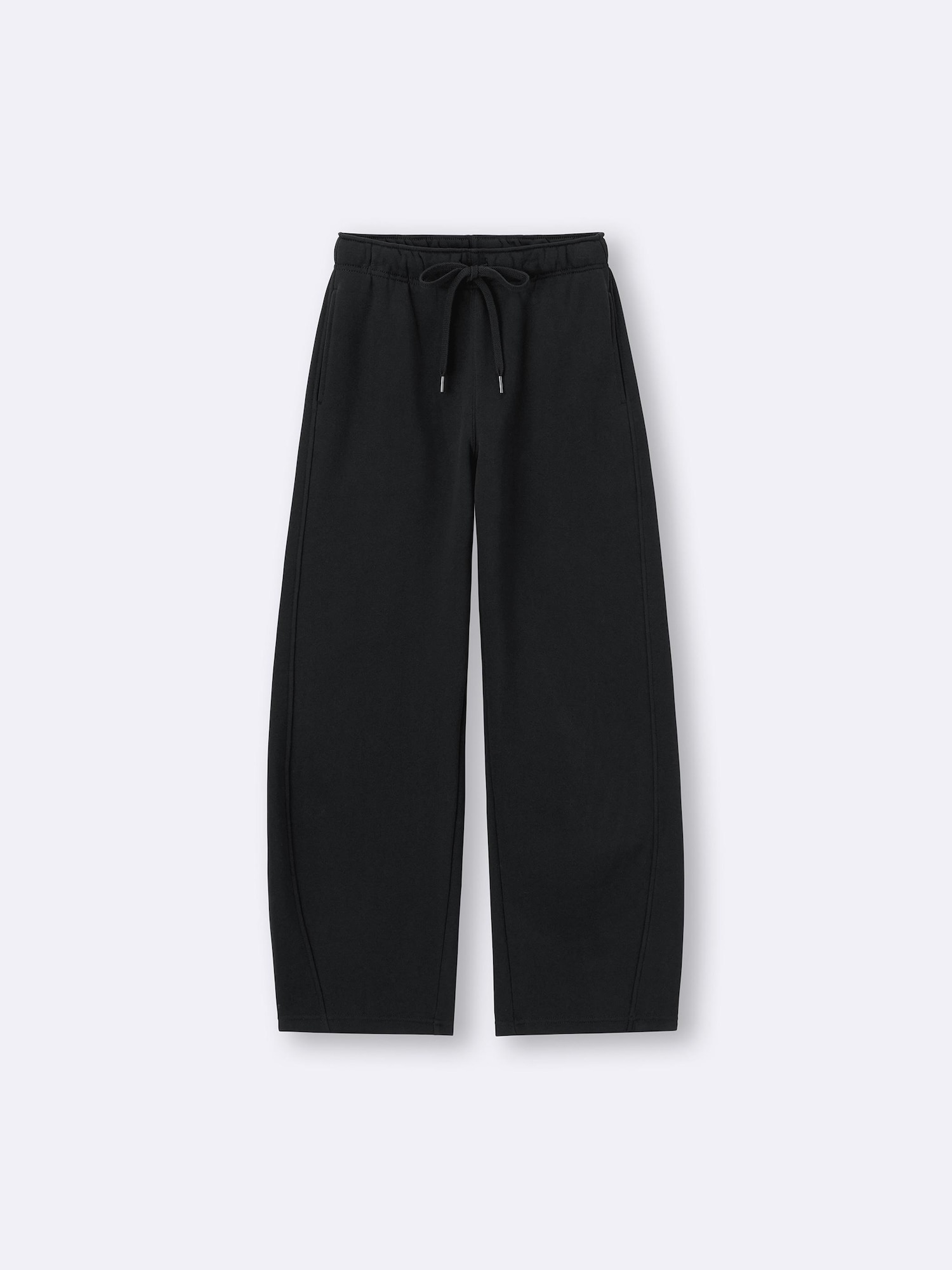 グロウエッセンス GU公式 | ヘビーウェイトスウェットバレルレッグパンツ+EC(丈長め77.5cm)