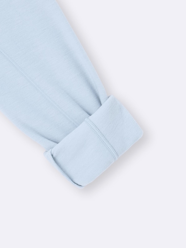 ウォームスムースクルーネックT(12分袖)