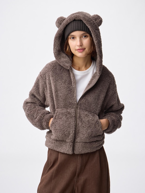 マシュマロフィールフルジップパーカ(クマ)