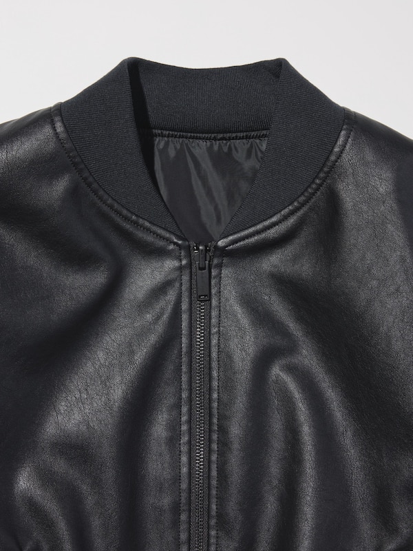 フェイクレザーリバーシブルブルゾン UNDERCOVER +X