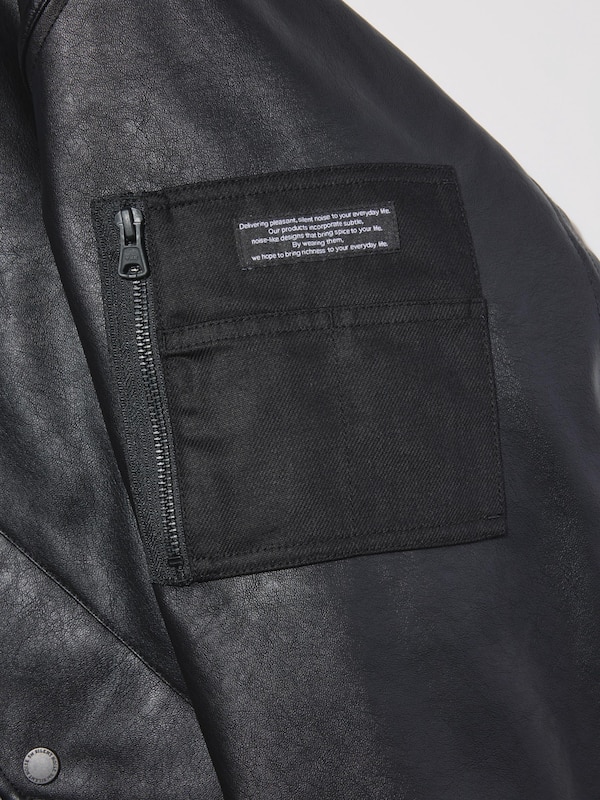 フェイクレザーリバーシブルブルゾン UNDERCOVER +X