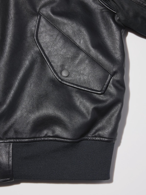 フェイクレザーリバーシブルブルゾン UNDERCOVER +X