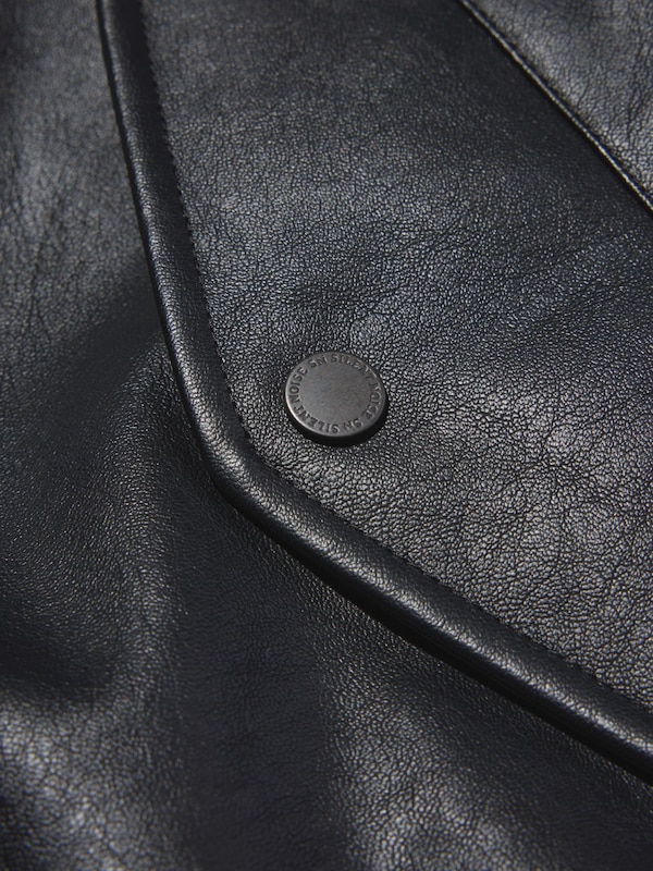 フェイクレザーリバーシブルブルゾン UNDERCOVER +X