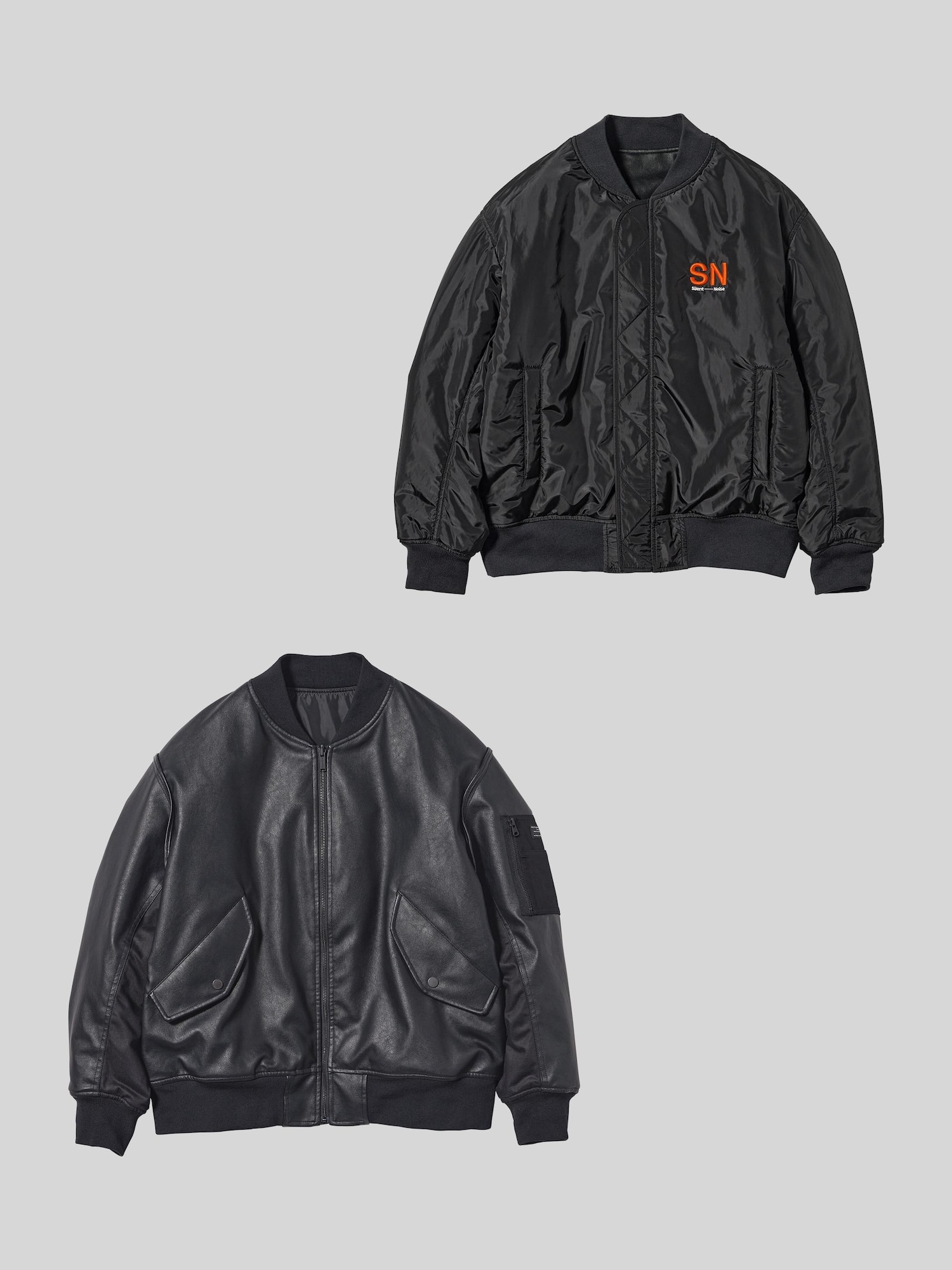 GU公式 | フェイクレザーリバーシブルブルゾン UNDERCOVER +X