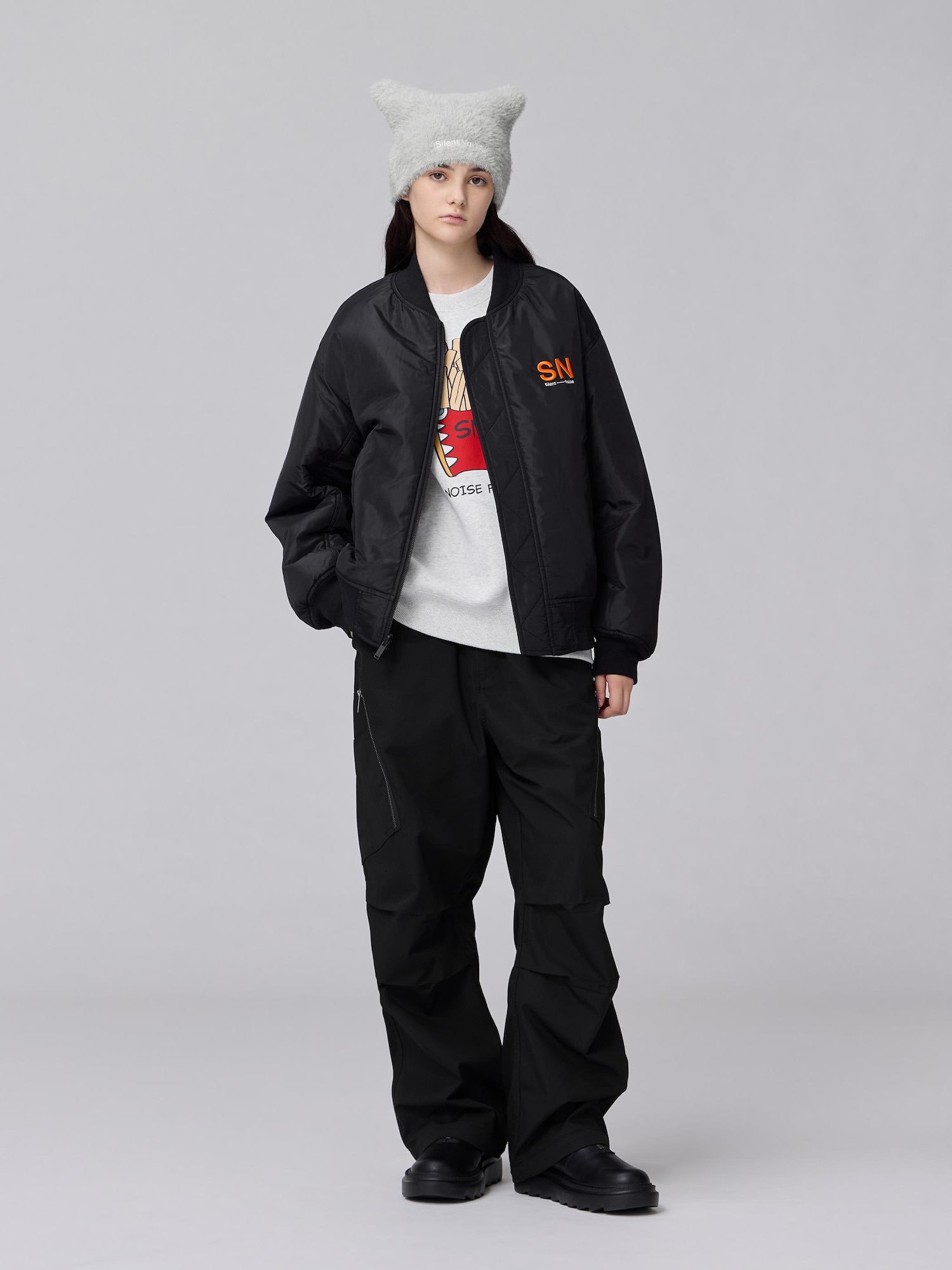 GU公式 | フェイクレザーリバーシブルブルゾン UNDERCOVER +X