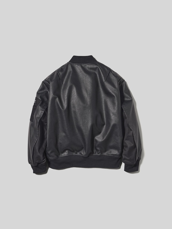 フェイクレザーリバーシブルブルゾン UNDERCOVER +X