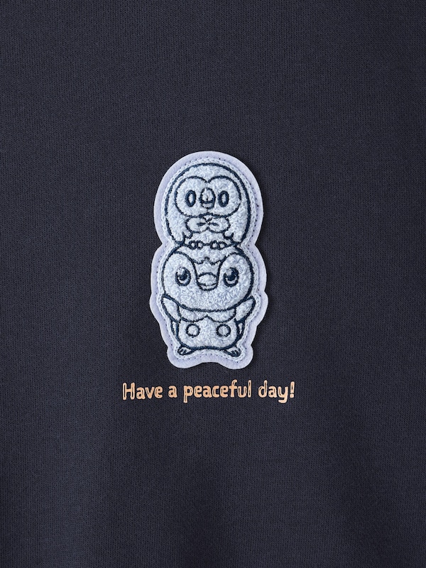 KIDS(男女兼用) ボアスリーブスウェットシャツ ポケピース