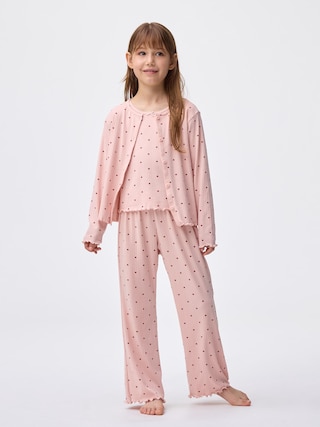GIRLS3ピースラウンジセット(ハート)+E 【KIDS・TEEN】 【キッズ ルームウェア】【GU公式/ジーユー】 【PINK】 GIRLS3ピースラウンジセット(ハート)+E 【KIDS・TEEN】 【キッズ ルームウェア】【GU公式/ジーユー】 【PINK】