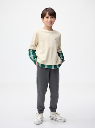 KIDS(男女兼用)コットンスウェットジョガーパンツ 【KIDS・TEEN】 【キッズ パンツ・スカート】【GU公式/ジーユー】 【DARK GRAY】 KIDS(男女兼用)コットンスウェットジョガーパンツ 【KIDS・TEEN】 【キッズ パンツ・スカート】【GU公式/ジーユー】 【DARK GRAY】