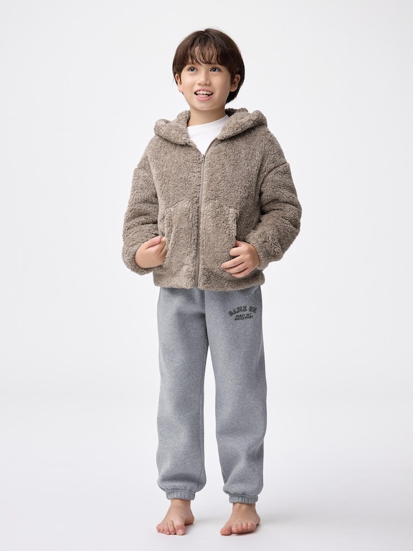 KIDS(男女兼用)マシュマロフィールフルジップパーカ(ベア)