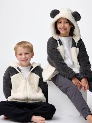 KIDS(男女兼用)マシュマロフィールフルジップパーカ(パンダ) 【KIDS・TEEN】 【キッズ Tシャツ・スウェット・ニット】【GU公式/ジーユー】 【MULTI1】 KIDS(男女兼用)マシュマロフィールフルジップパーカ(パンダ) 【KIDS・TEEN】 【キッズ Tシャツ・スウェット・ニット】【GU公式/ジーユー】 【MULTI1】