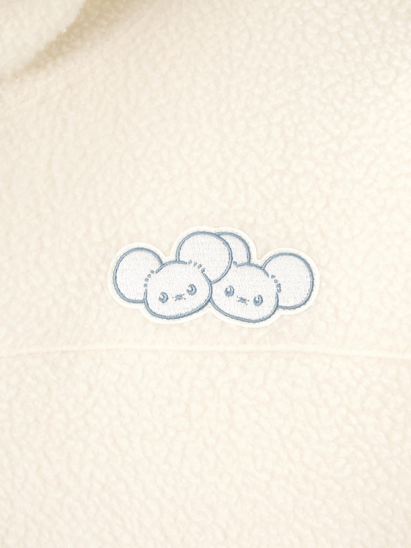 ボアフリースオーバーサイズジャケット ポケピース