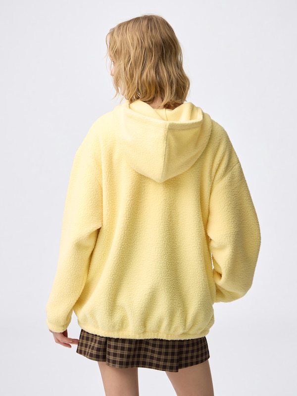 ボアフリースオーバーサイズジャケット ポケピース