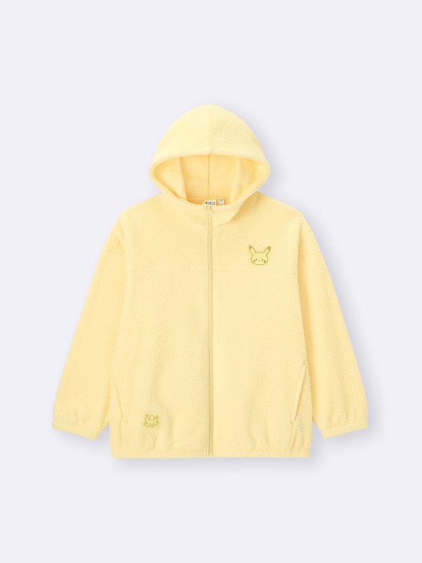 ボアフリースオーバーサイズジャケット ポケピース