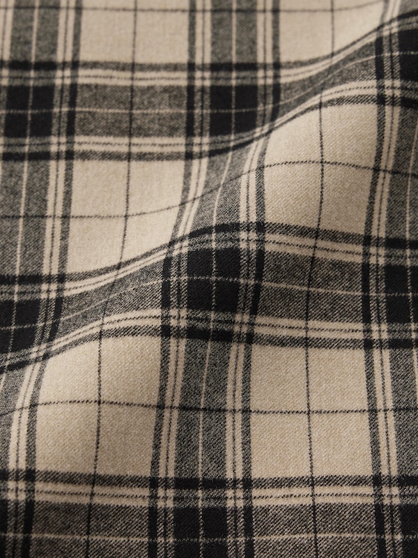 GIRLS起毛ワイドパンツ(チェック)