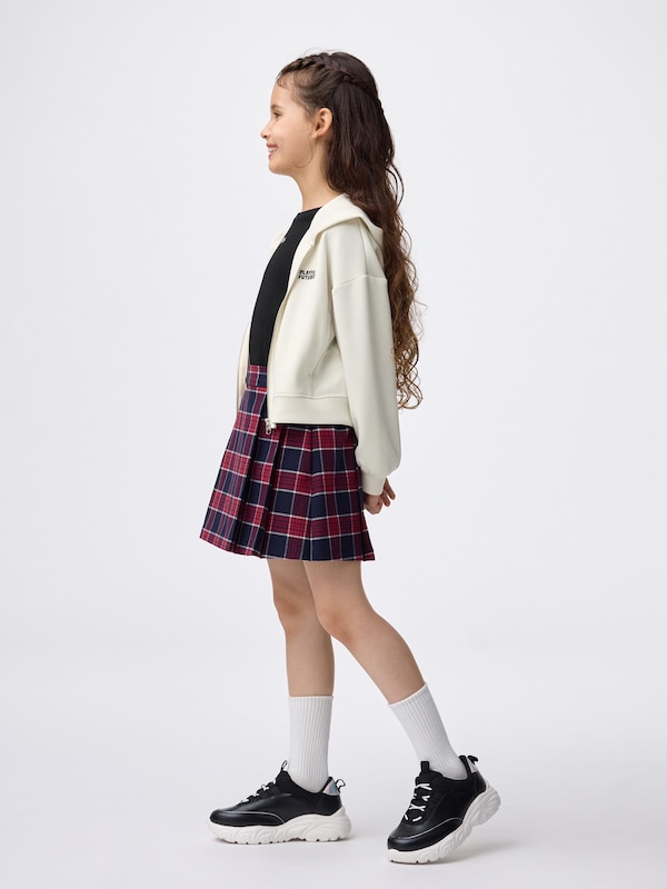 GIRLSプリーツミニスコート(チェック)