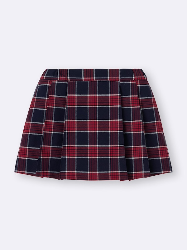 GIRLSプリーツミニスコート(チェック)