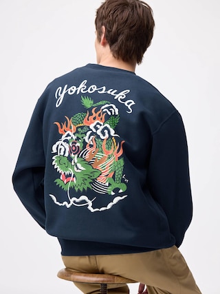 ヘビーウェイトスウェットプルオーバー 横地広海知 【メンズ】 【Tシャツ・カットソー】【GU公式/ジーユー】 【NAVY】 ヘビーウェイトスウェットプルオーバー 横地広海知 【メンズ】 【Tシャツ・カットソー】【GU公式/ジーユー】 【NAVY】
