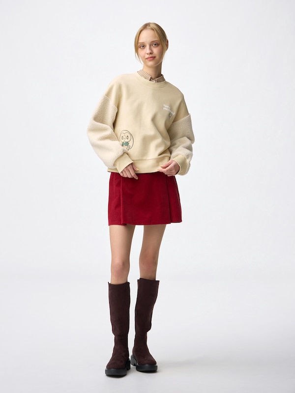 コンビネーションスウェットプルオーバー ポケピース